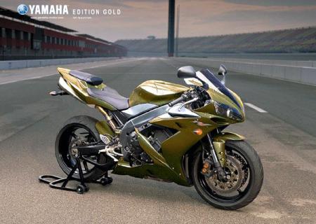 yamaha R1 gold